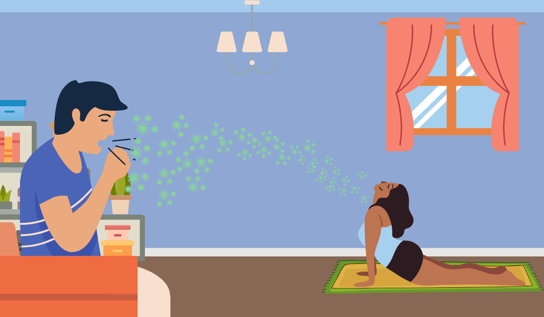 Transmissão de Covid-19 pode acontecer por meio de aerossóis